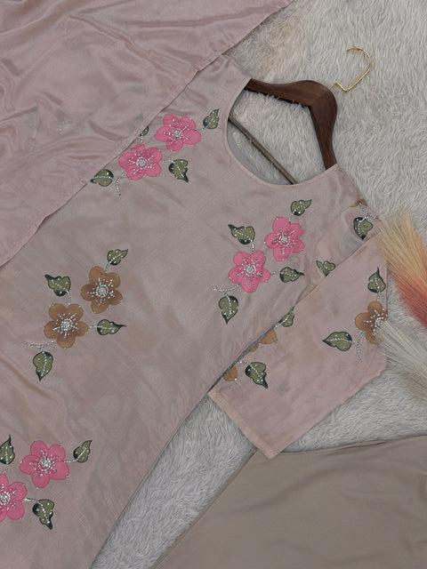New presenting stylish Kurti Bottom With Dupatta 3 Piece set