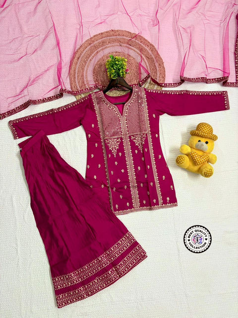 New Amazing Beautiful Collection PAIR OF TOP-BOTTOM & DUPATTA