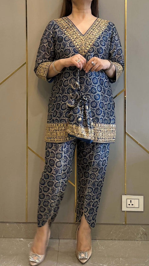 NEW SUPERHIT TRENDING FESTIVE COLLECTION CO-ORD SET