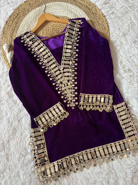 New Exclusive Mirror work Designer suit Set