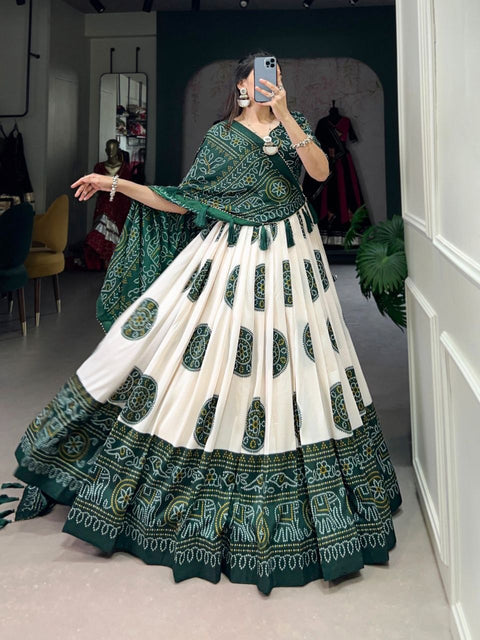 New Pure Dolla silk chaniya choli with viving foil concept