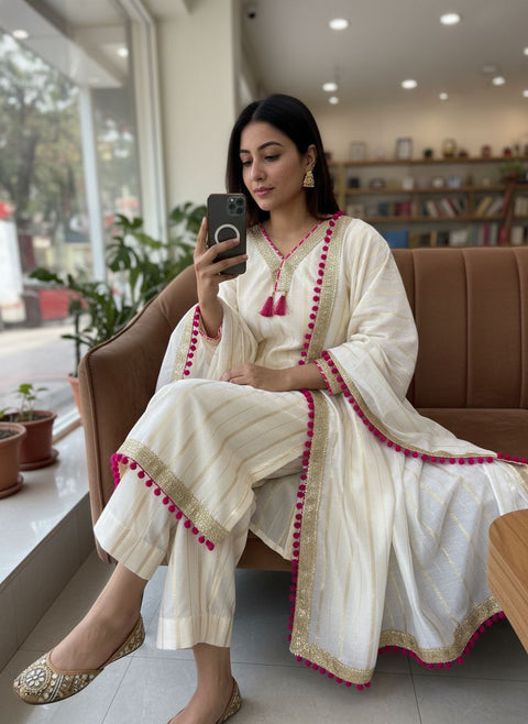 NEWLY LAUNCHED 3-PIECE KURTI SET