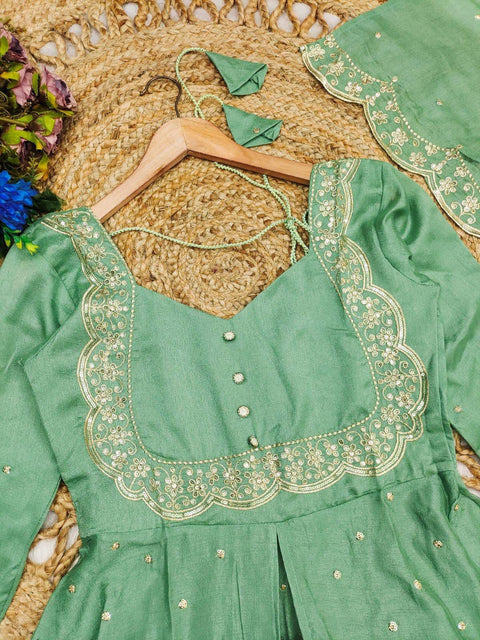 New Beautiful Stunning Cape Top in Radiant  Colours, Paired With a  Skirt And Dupptta