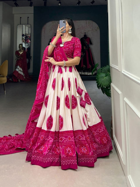 New Pure Dolla silk chaniya choli with viving foil concept