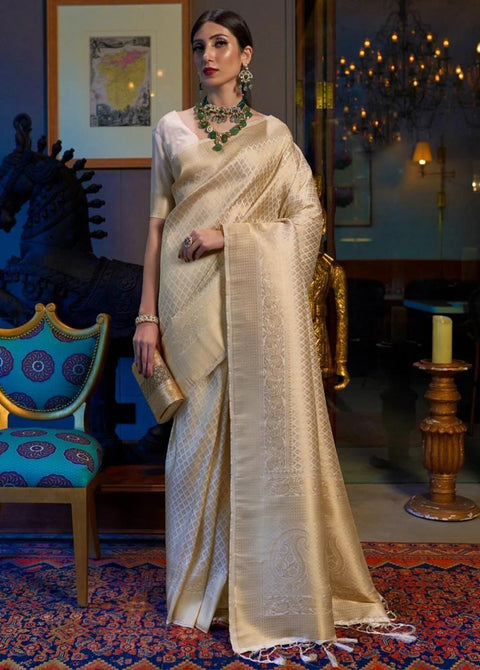 New Premium BANARASI SOFT LICHI SILK Saree
