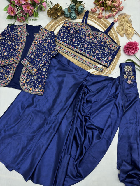 New Super Hit Ready To Wear Saree With Jacket Saree