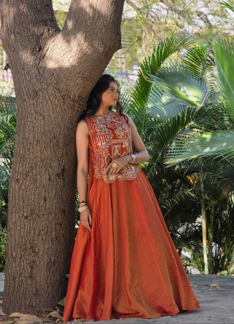 New  Festival Special embroidery trade and sequence lengha Choli