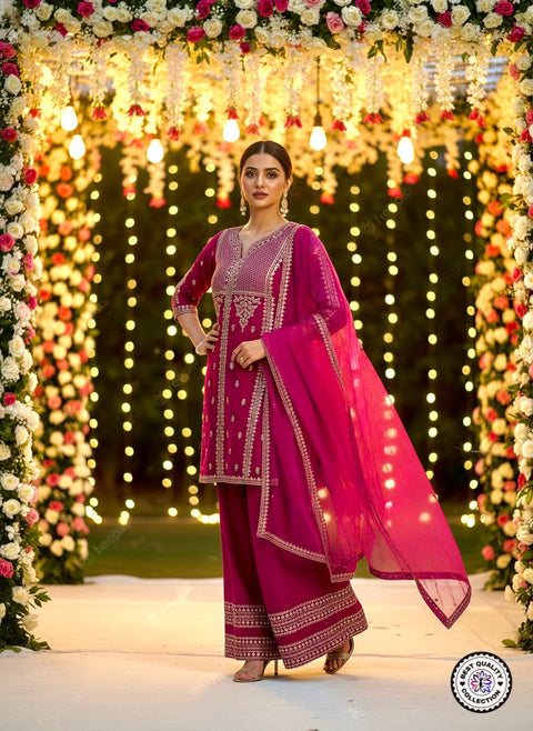 New Amazing Beautiful Collection PAIR OF TOP-BOTTOM & DUPATTA