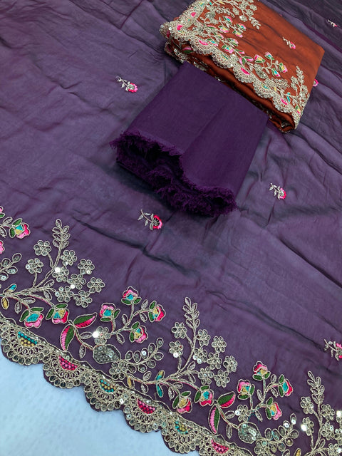 New Launch Maharani Gold Sarees Party Wear Soft Rangoli  Saree