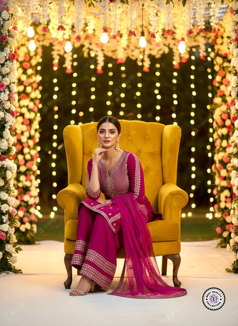 New Amazing Beautiful Collection PAIR OF TOP-BOTTOM & DUPATTA