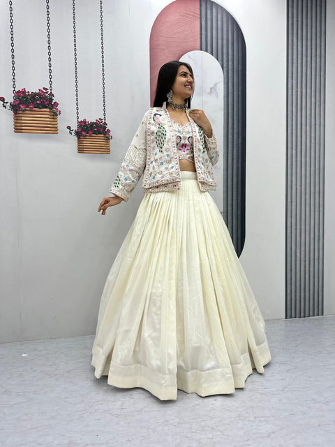 New Festival Special crop top Micro Cotton handwork Lehenga