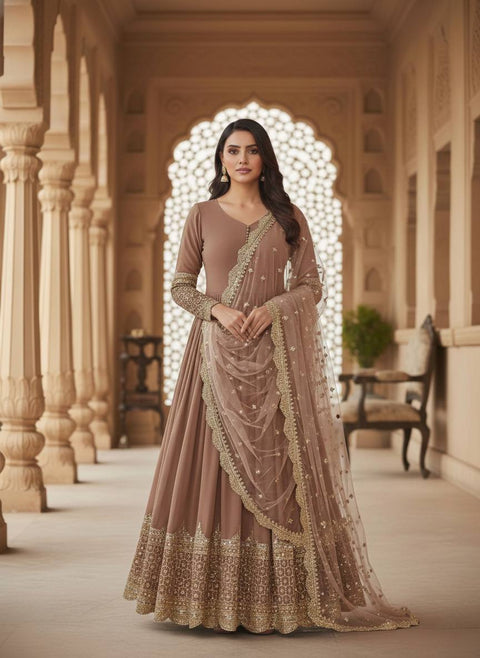 New Premium Designer Anarkali Two Piece Set