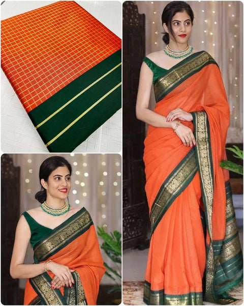 New BEAUTIFUL RICH PALLU & JACQUARD WORK ON ALL OVER THE SAREE