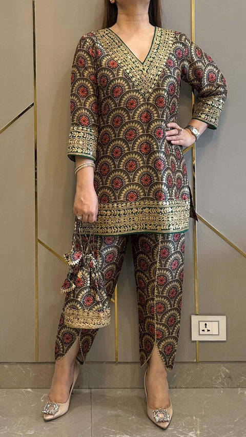 NEW SUPERHIT TRENDING FESTIVE COLLECTION CO-ORD SET