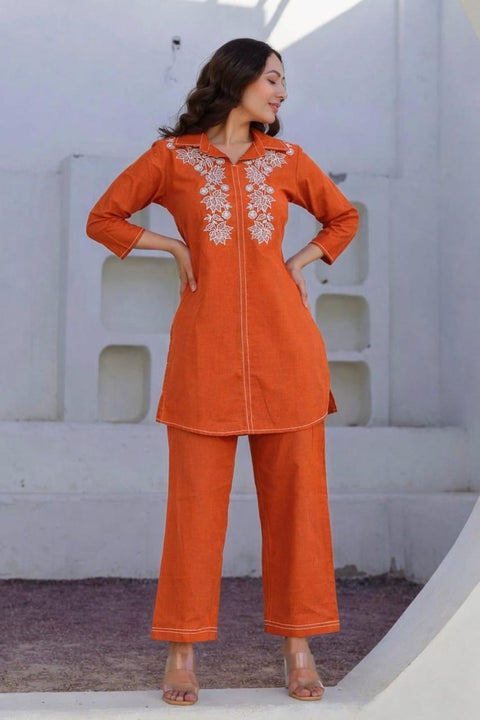 New Launchsolid cotton  co-ord set