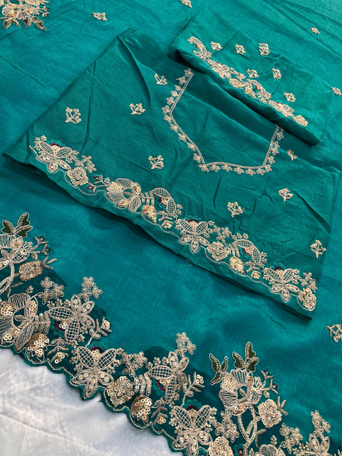 New Launch Party Wear Soft Fendy Chiffon Saree