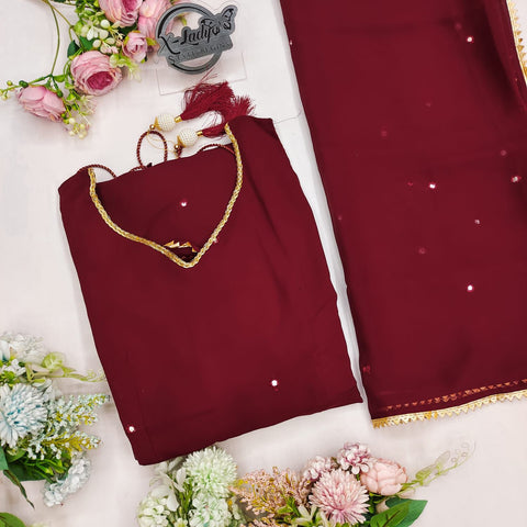 New launching Blossom in style with this flirty floral Grorgett anarkalig own with dupatta