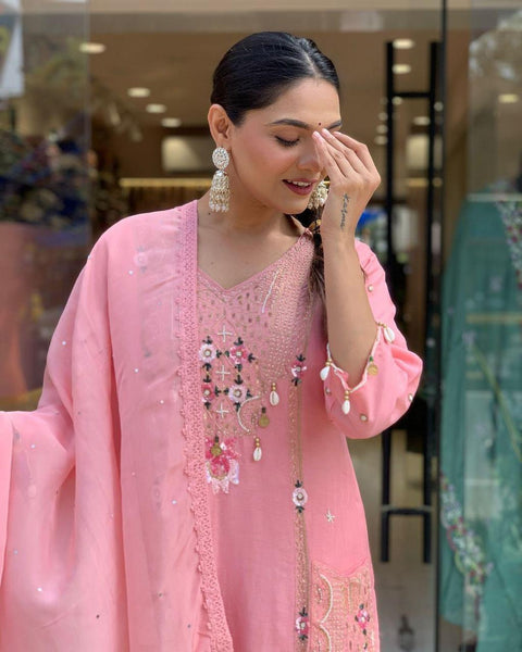 New Beautifully Crafted Pure Roman Silk Suits
