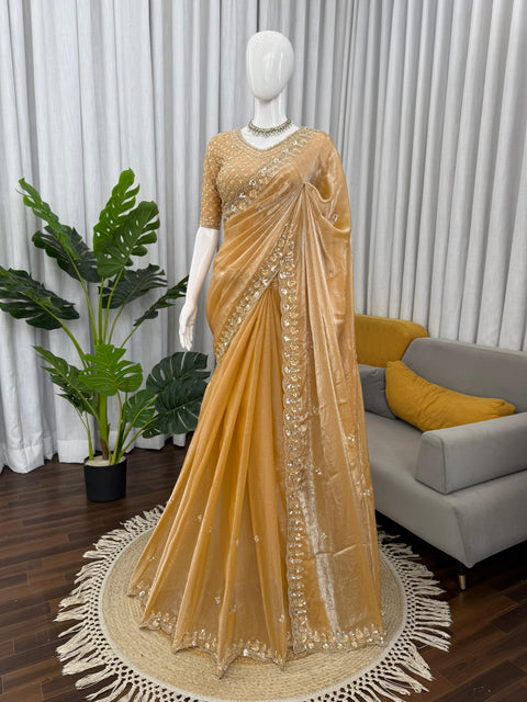 New Premium perfect blend of grace and glam Designer Saree