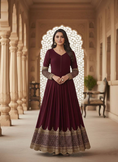 New Premium Designer Anarkali Two Piece Set