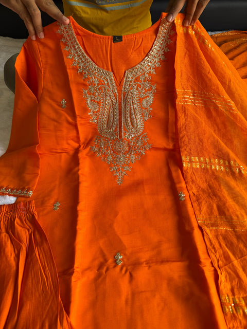 New Designers Kurti Pent Dupatta Set