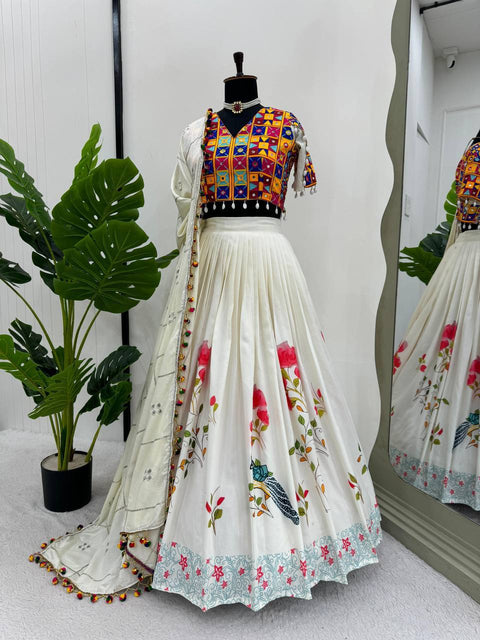 New Lunch Hevay Boutiq CollectionDigital print Reyon lehenga