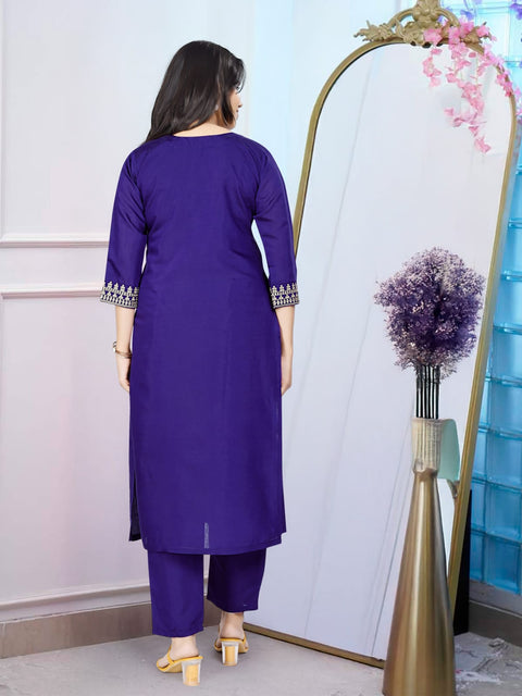 New Premium Chanderi Cotton kurti pant dupatta set