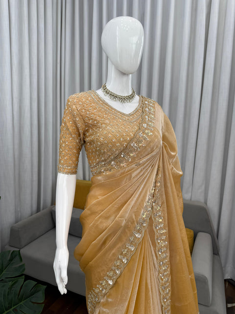 New Premium perfect blend of grace and glam Designer Saree