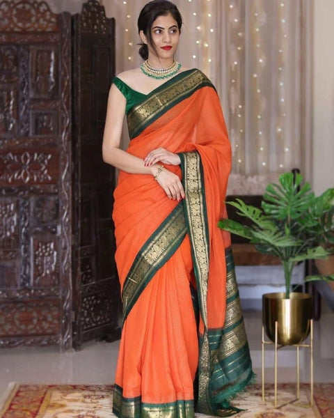 New BEAUTIFUL RICH PALLU & JACQUARD WORK ON ALL OVER THE SAREE