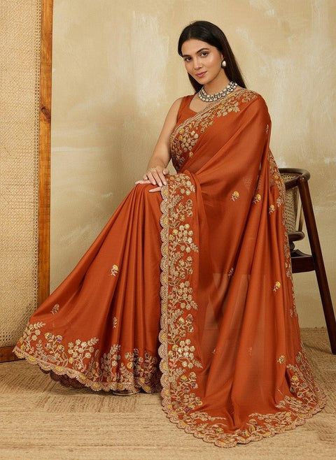 New Launch Maharani Gold Sarees Party Wear Soft Rangoli  Saree
