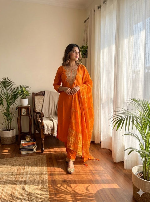 New Designers Kurti Pent Dupatta Set