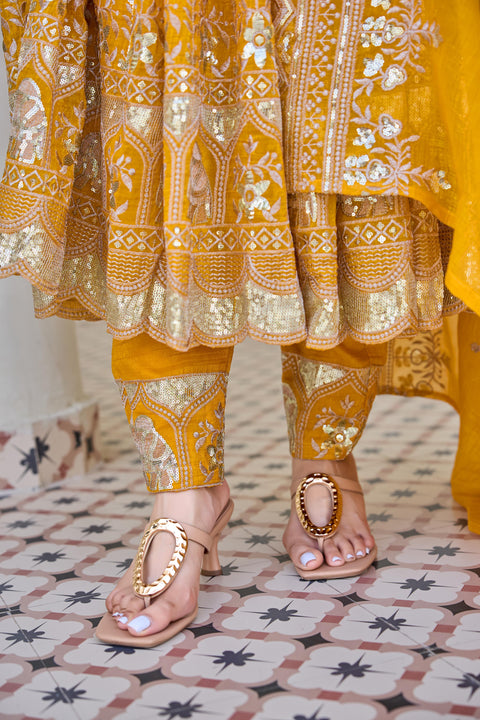 New Launching NewHavy Crunchy SilkSoft Micro InnerAnarkali Dress