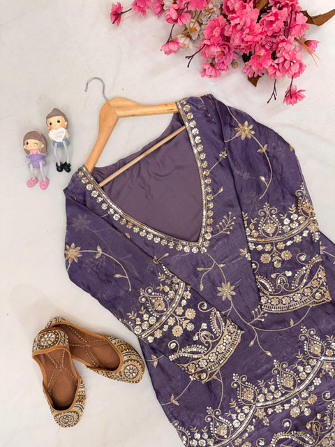 NEWLY LAUNCHED KURTI BLOUSE-PLAZZO SET