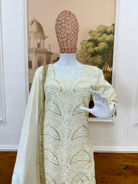 New FESTIVAL SPECIAL SHORT SUIT WITH DUPATTA & PLAZZO