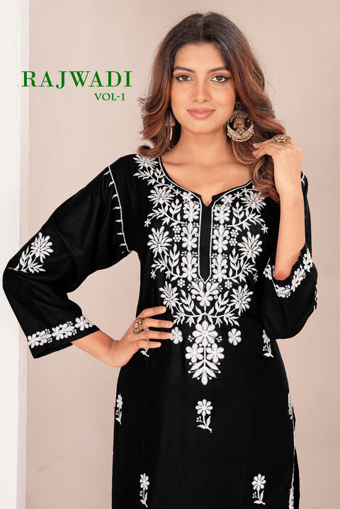 New Premium Jodhpuri Riyon With Lakhnavi Embroidery Work top pant and duppta