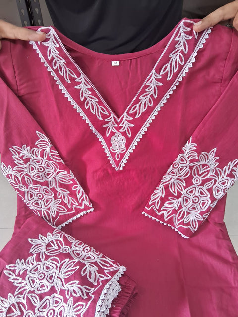 New beautifully  Embroidery work  embroidery chain work Code Set