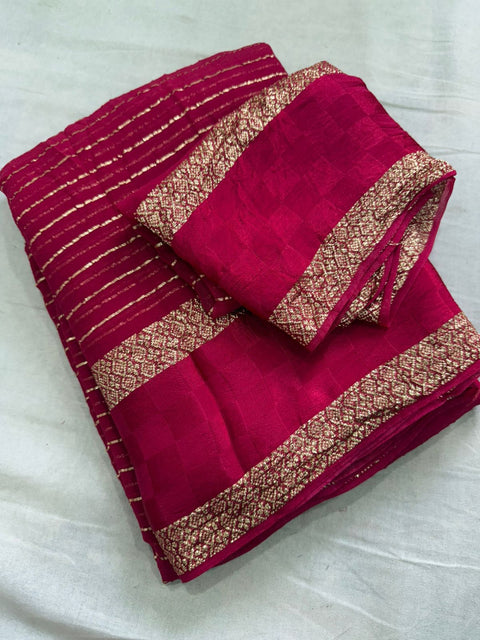 New Arrivals Viscose Georgette Saree