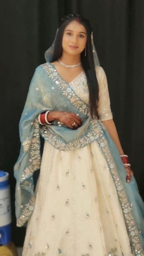 New Festival Embroidery Thread and SequenceLehenga Choli