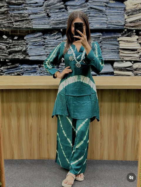 New Premium Print Pure Cotton Super Quality kurta cord set