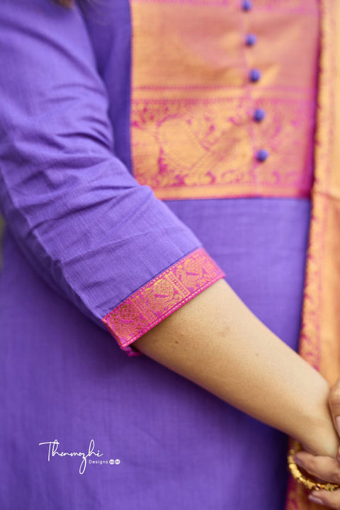 NEW ARIVELLS  SPECIAL CHANDAN SUIT SET