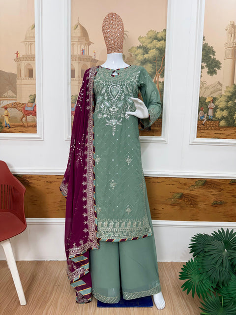 NEW LAUNCHING 3 PIECES KURTI, PENT & DUPATTA