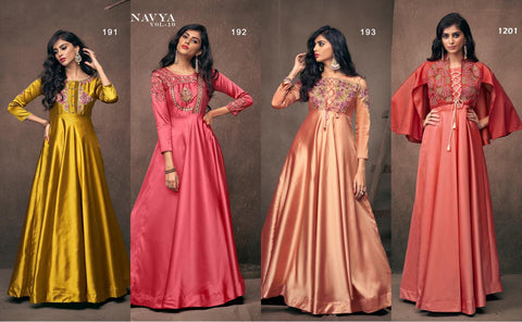 New Triva Silk With Heavy Embroidery Inner Stiched Dress