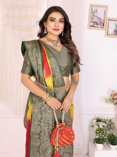 New Premium Soft Satin Silk Saree