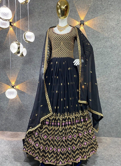NEW DESIGNER PARTY WEAR LOOK GOWN