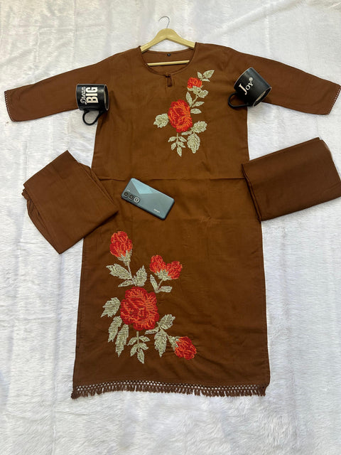 New Super Hit design Kurti with plazzo with dupatta
