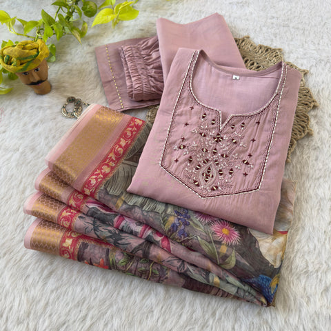 New Designers Kurti Pent Dupatta 3 pic Set