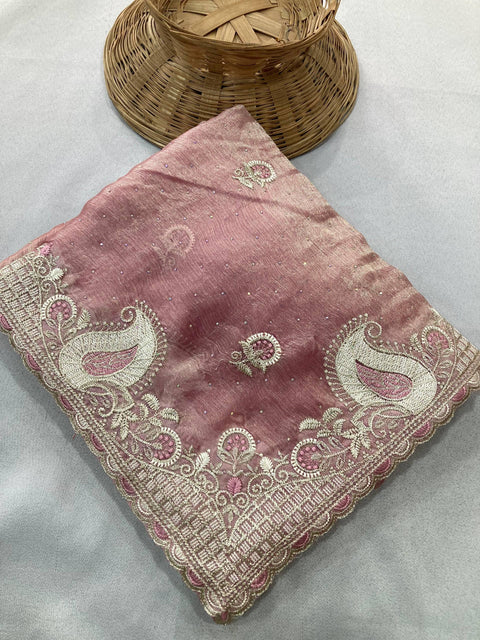 New Launch Party Wear Soft  Fendy Satin silk Saree