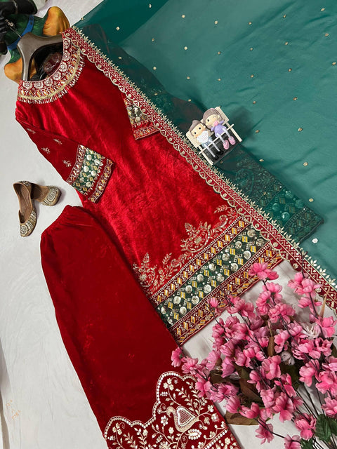NEWLY LAUNCHED KURTI-PLAZZO SET