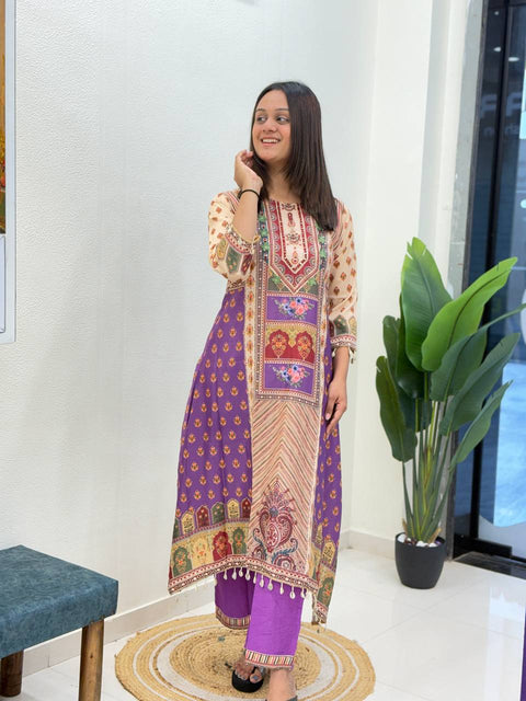 New Beautiful JASOOD FULL ANARKALI KODI  ROUND set
