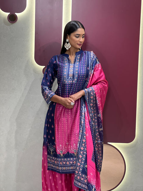 New Exclusive Collectionelegant and eye-catching Chinon Kurta Set